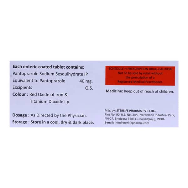 P Len 40Mg Strip Of 10 Tablets