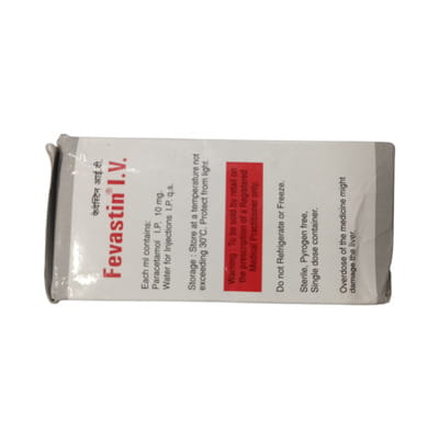 Fevastin I V Bottle Of 100ml Solution For Infusion