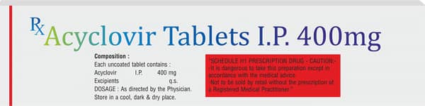 Acivix 400mg Strip Of 5 Tablets