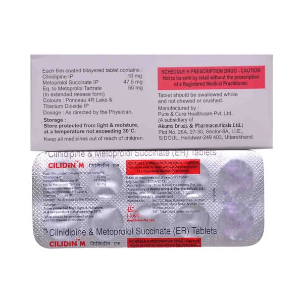 Cilidin M Strip Of 15 Tablets