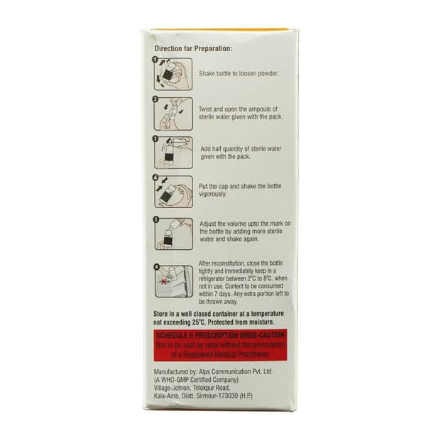 Cetil Bottle Of 30Ml Dry Suspension
