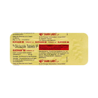 Glicsaan 80Mg Strip Of 10 Tablets