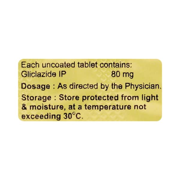 Glicsaan 80Mg Strip Of 10 Tablets
