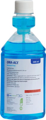 Ora Ace Alcohol Free Bottle Of 300ml Mouth Wash