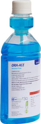 Ora Ace Alcohol Free Bottle Of 300ml Mouth Wash