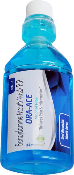 Ora Ace Alcohol Free Bottle Of 300ml Mouth Wash