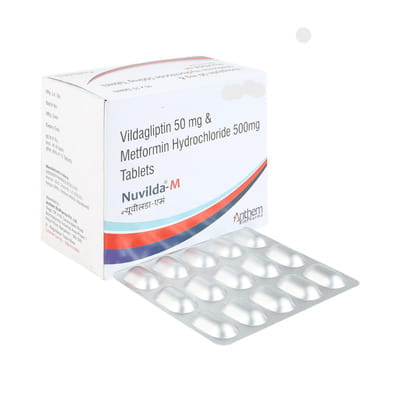 Nuvilda M 50/500mg Strip Of 15 Tablets
