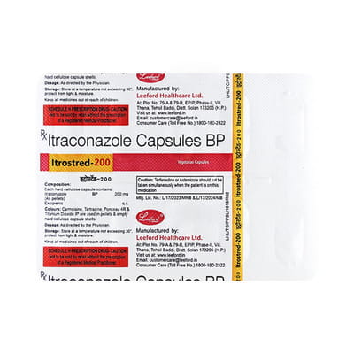 Itrostred 200mg Strip Of 10 Capsules