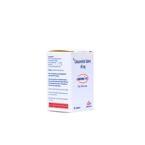 Cabtiro 40mg Bottle Of 30 Tablets