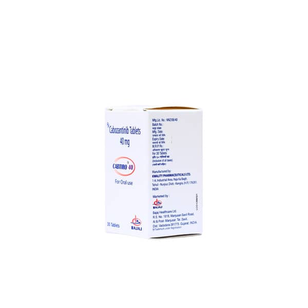 Cabtiro 40mg Bottle Of 30 Tablets