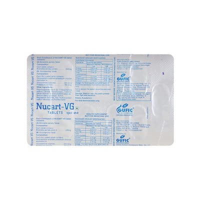 Nucart Vg Strip Of 10 Combipack Tablets