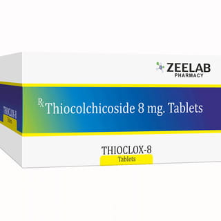 Thioclox 8mg Strip Of 10 Tablets