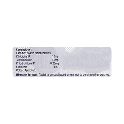 Cilix Tc 10/40/6.25mg Strip Of 15 Tablets