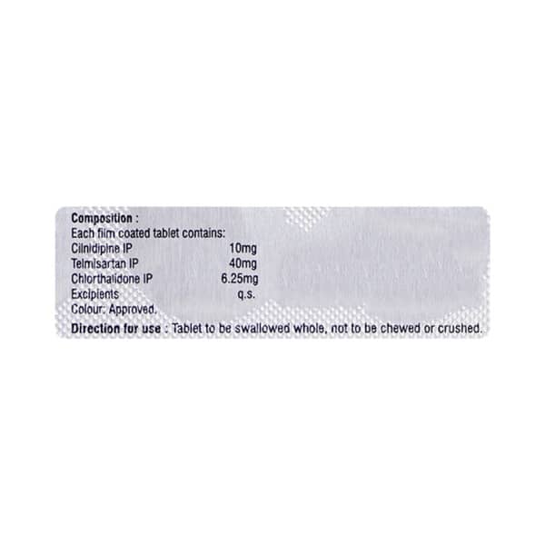 Cilix Tc 10/40/6.25mg Strip Of 15 Tablets