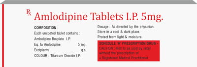 Amoline 5mg Strip Of 10 Tablets