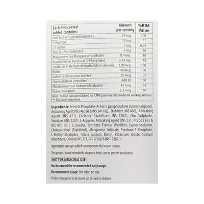 Irozorb Plus Strip Of 20 Tablets