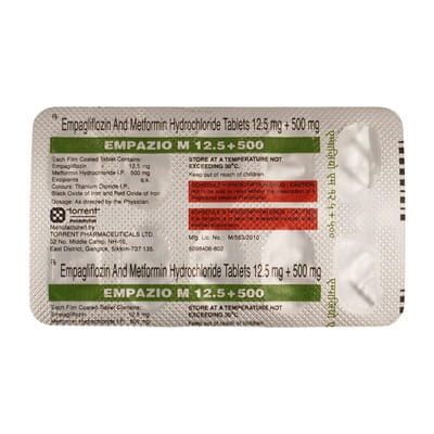 Empazio M 12.5/500mg Strip Of 10 Tablets
