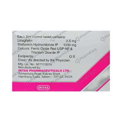 Linero Dm 1000mg Strip Of 10 Tablets
