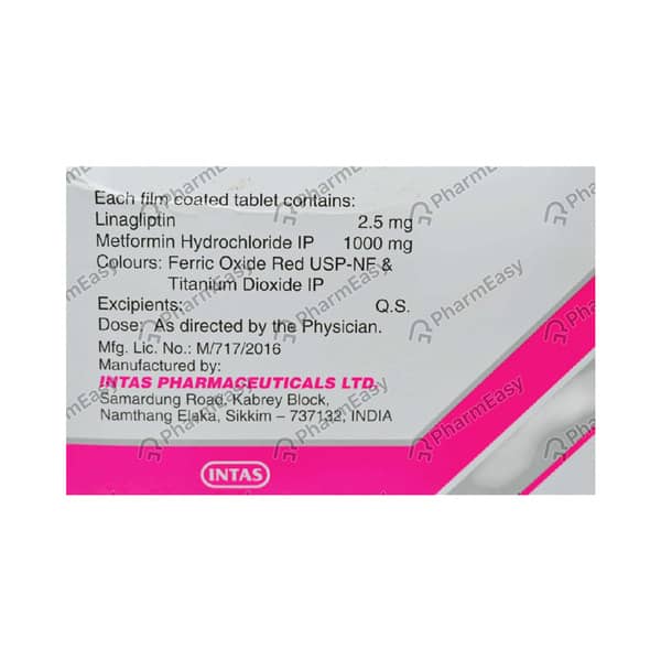 Linero Dm 1000mg Strip Of 10 Tablets