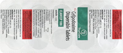 Clavcep 100mg Strip Of 10 Tablets