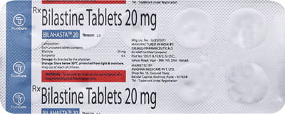 Bilahasta 20mg Strip Of 10 Tablets