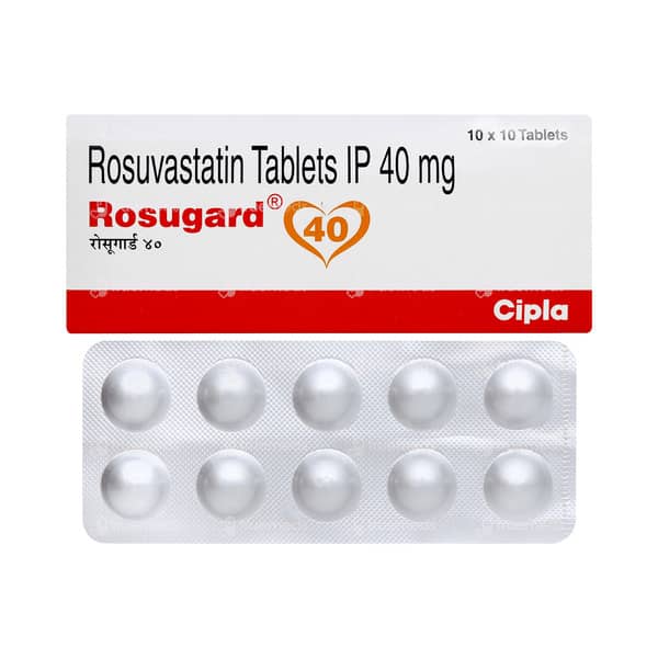 Rosugard 40mg Strip Of 10 Tablets