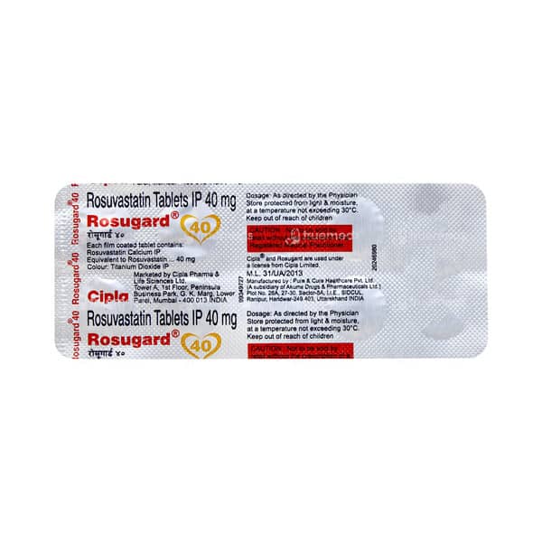 Rosugard 40mg Strip Of 10 Tablets