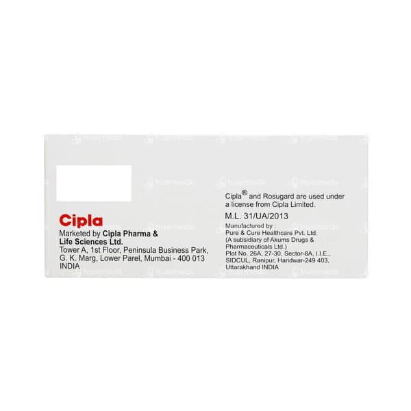 Rosugard 40mg Strip Of 10 Tablets