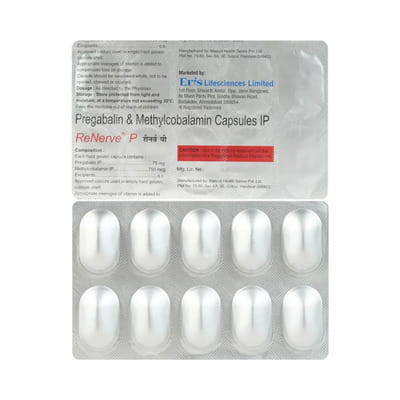 Renerve P 75mg Strip Of 10 Capsules