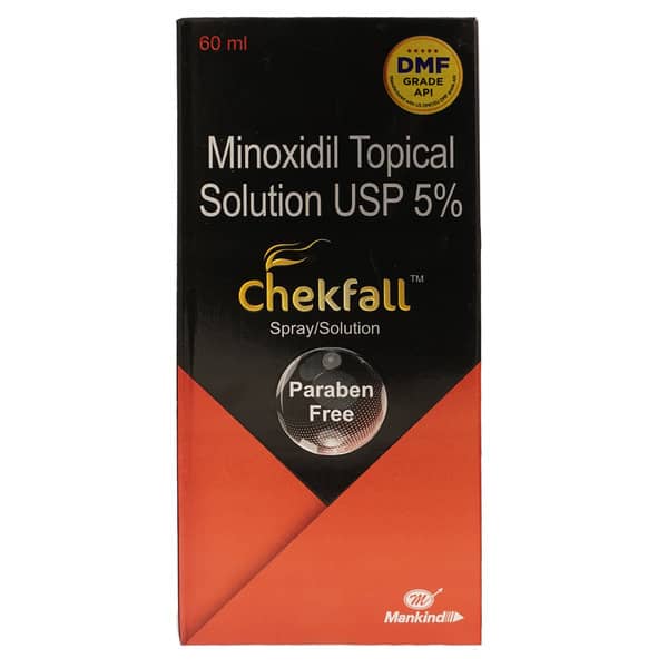 Chekfall 5% Bottle Of 60Ml Spray/Solution