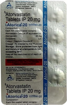 Atorica 20mg Strip Of 15 Tablets