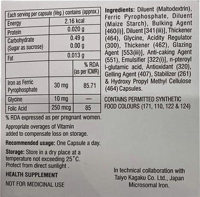 New Speedral Strip Of 10 Capsules