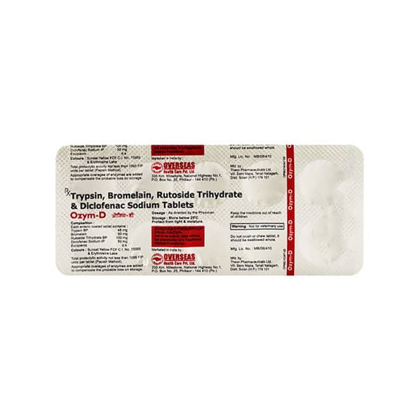 Ozym D Strip Of 10 Tablets