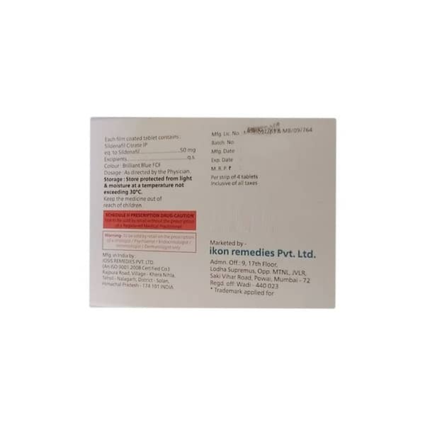 Higra 50Mg Strip Of 4 Tablets