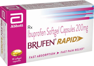 Brufen Rapid Softgel Capsules 200mg