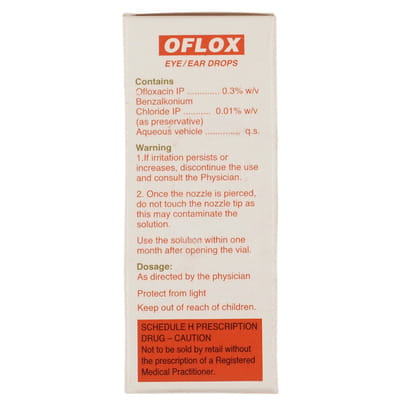 Oflox 0.3% Bottle Of 5ml Eye/Ear Drops