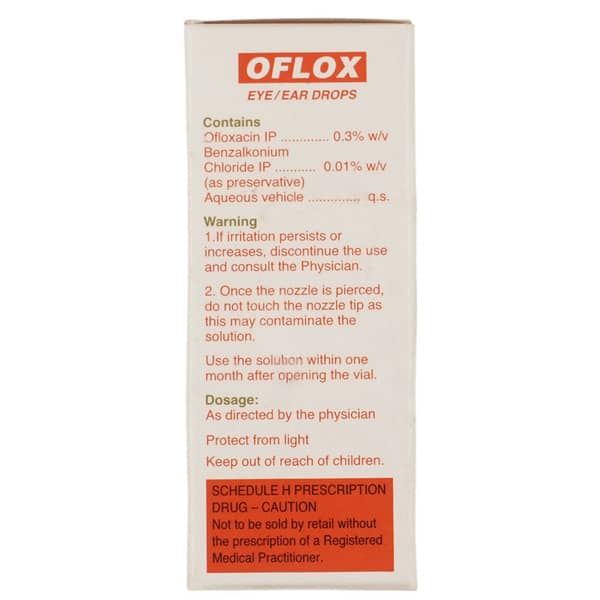 Oflox 0.3% Bottle Of 5ml Eye/Ear Drops