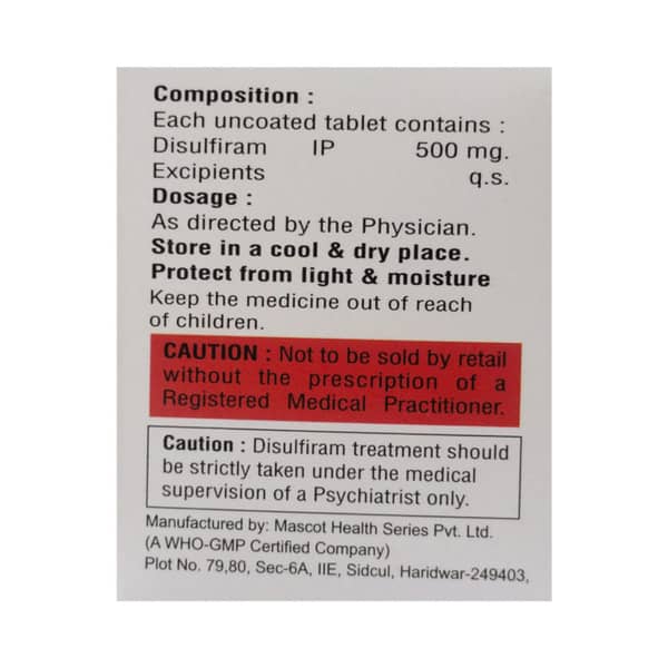 Disulfree 500mg Strip Of 10 Tablets