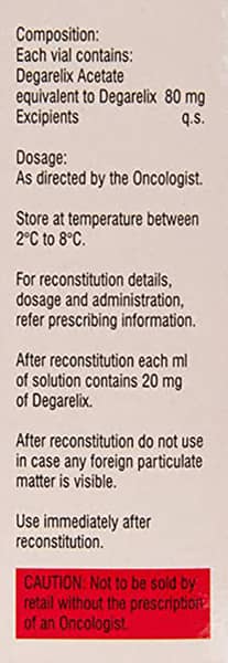 Degapride 80Mg Dry Vial Of 1 Powder For Injection
