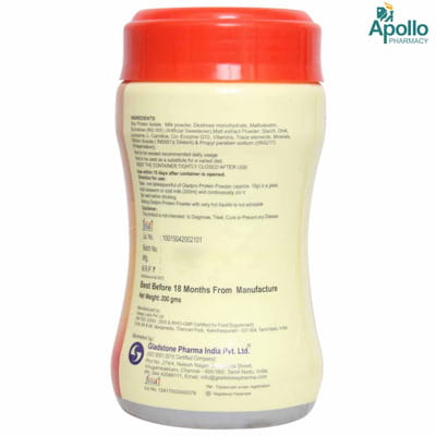 Gladpro Vanilla Flavour Sugar Free Bottle Of 200gm Oral Powder