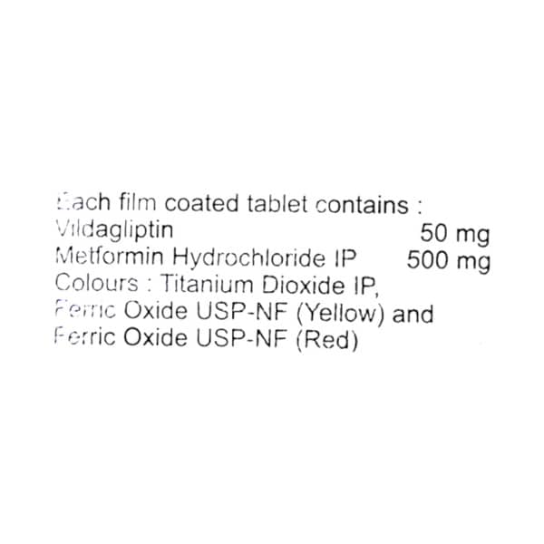 Vilapil M 50/500mg Strip Of 15 Tablets
