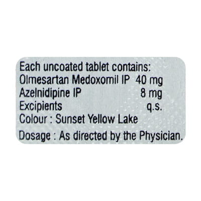 Olmesar Plus 40mg Strip Of 10 Tablets