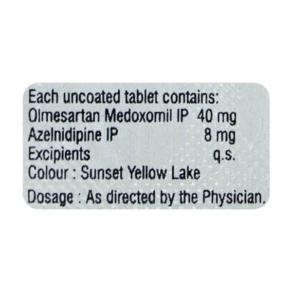 Olmesar Plus 40mg Strip Of 10 Tablets
