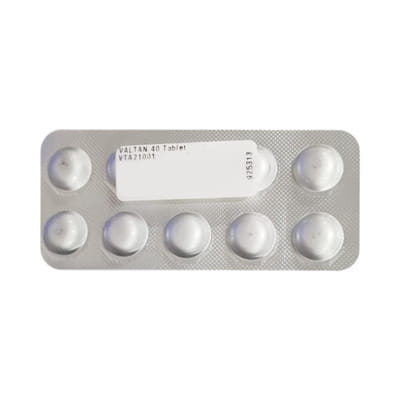 Valtan 40 Mg Strip Of 10 Tablets