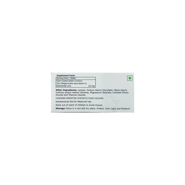 Glyzinc Nm Strip Of 10 Tablets