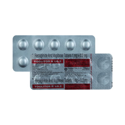 Voglitor R 1/0.2 Strip Of 10 Tablets