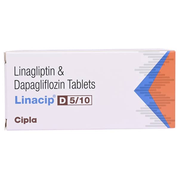 Linacip D 5/10mg Strip Of 10 Tablets