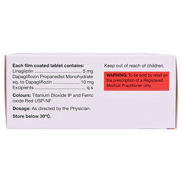 Linacip D 5/10mg Strip Of 10 Tablets