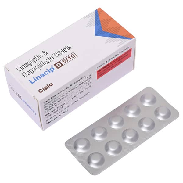 Linacip D 5/10mg Strip Of 10 Tablets