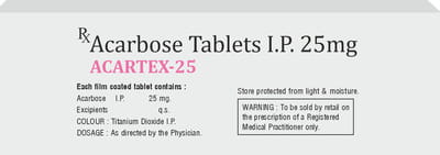 Acartex 25mg Strip Of 10 Tablets